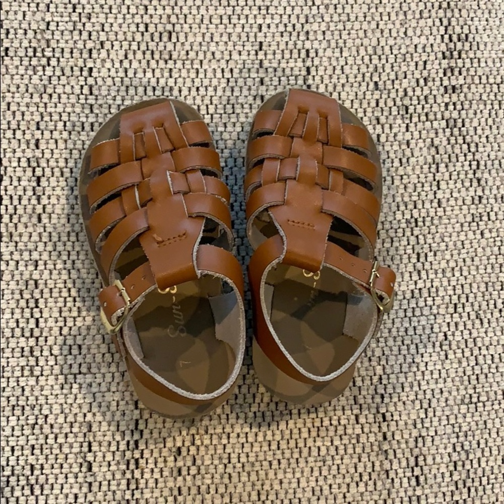 Salt water sandals for toddler